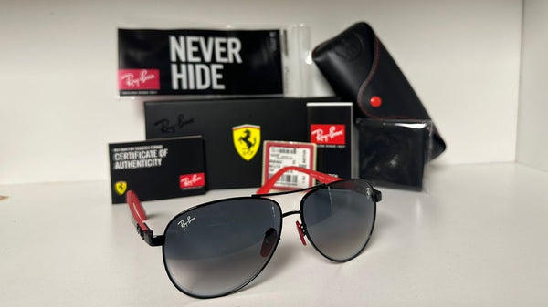 Aviador Ferrari Negro/Gris Degrade 8313-MF F002/32